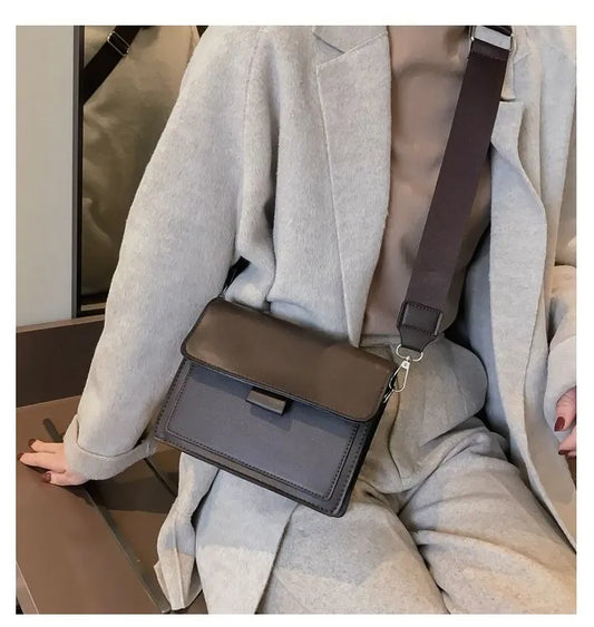 Classic Designer PU Leather Crossbody Bag